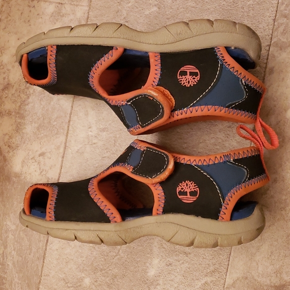Timberland LITTLE HARBOR CLOSED-TOE SANDALS. Toddler size 10c. - Picture 5 of 10